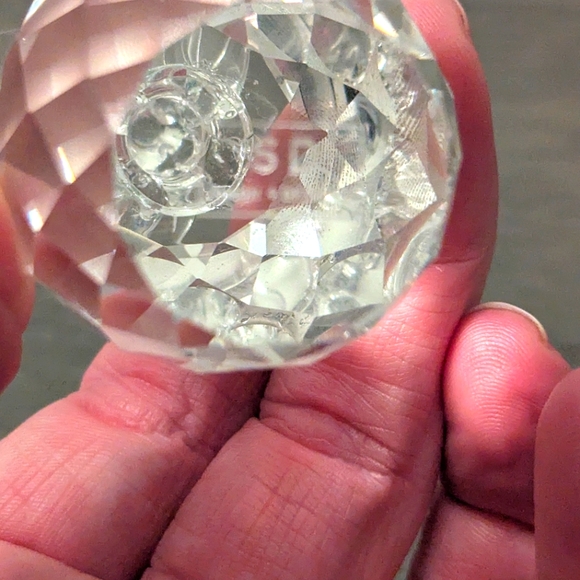 Simon Designs x2 Pineapple and Pear ,Paperweight Clear Crystal,faceted. - Picture 3 of 10